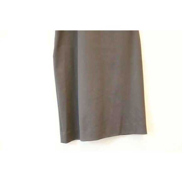 Helmut Lang Women's Size Large Gray Dress Asymmetrical Short Sleeve Stretch Mini - Picture 3 of 6